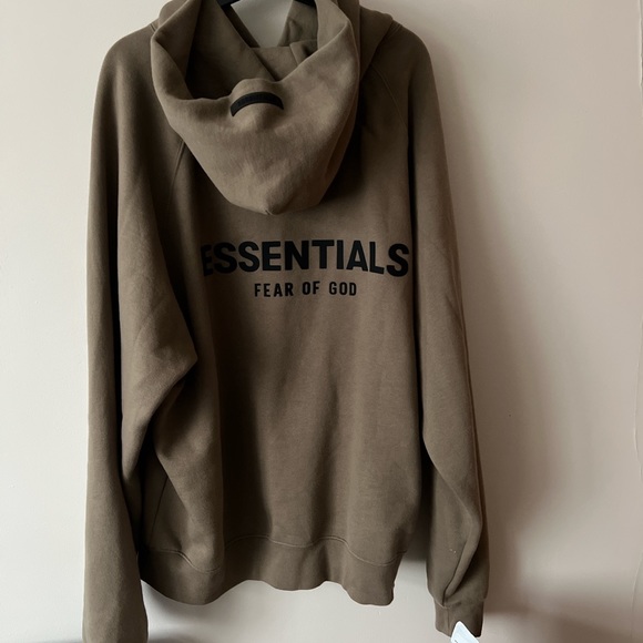 FOG Essentials Taupe SS21 Hoodie - Picture 3 of 3